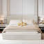 Lit plateforme tapissier Supriya Elegant-930505515