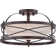 Gaen Glass Semi Flush Mount