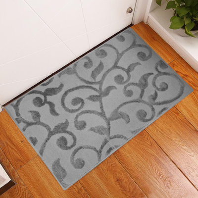 Tapis floral en polypropylène Kaelan
