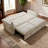 2-in-1 Multi-Functional Sofa Bed (for Sitting & Sleeping), made of modern corduroy fabric, suitable for living rooms, bedrooms, apartments and small space-1869114108-1864345430