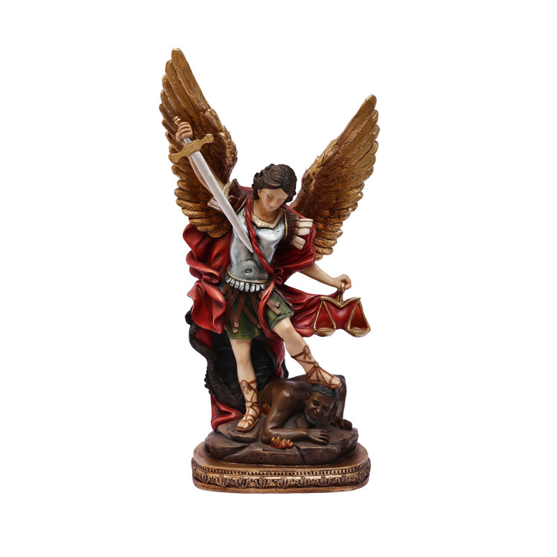  Statue religieuse 24 po St. Michael Archangel d'intérieur / extérieur
