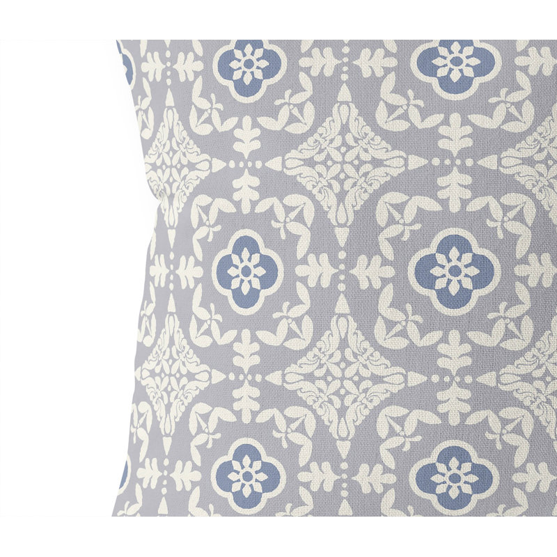 Coussin d'intérieur Sully, Rectangle18" H x 18" W, Gris