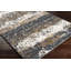 Tapis bleu marine / brun à poils longs Maestas-158809599