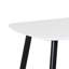 Huetter 5-Piece Casual Dining Set - Spacious Rectangular Table & 4 Curved Plastic Chairs-1416834256-1432141302