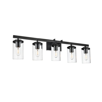 Éclairage pour salle de bain 5 lumières à intensité variable Analiha
