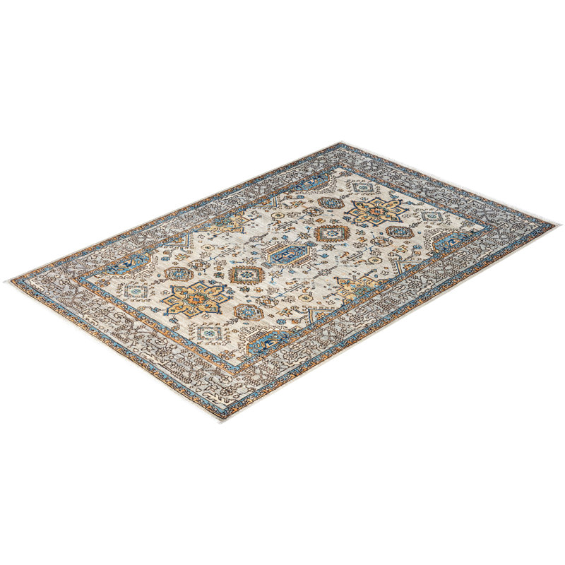 Serapi One-of-a-Kind 3' 11" X 5' 10" Hand Knotted Area Rug