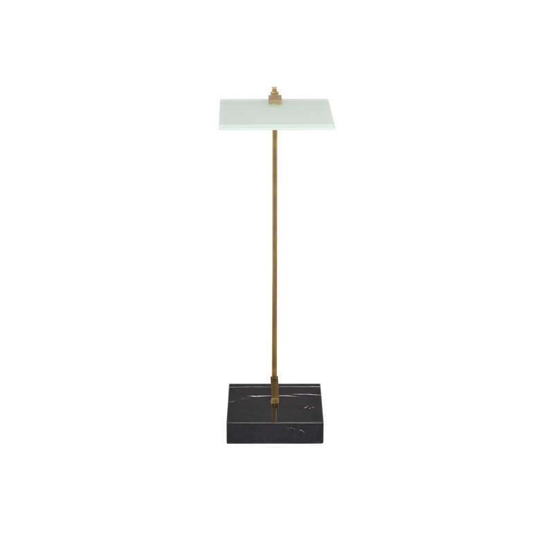 Neil Glass Top C End Table