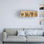 Art mural sur toile tendue - Gail Fraser «Harvest - Panneau horizontal» pour décoration de salon, de chambre à coucher ou de bureau - 10 x 32