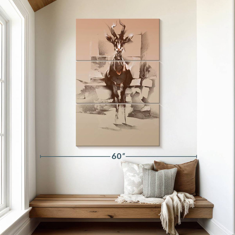 Brampt Antelope Abstract, 50" H x 32" W