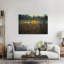 Solitary Bloomers Peaceful Serene Tranquil Autumn Flower Wall Art Print by Treechild - Wrapped Canvas Print-134812565