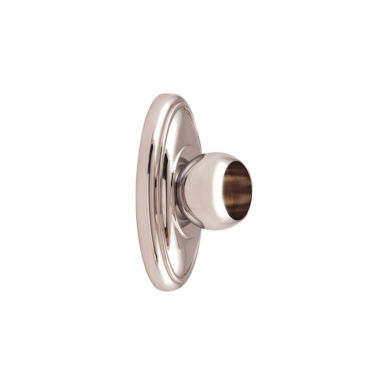 Arch Shower Rod Brackets, Polished Nickel