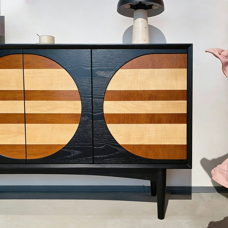 Buffet de style moderne, rétro et minimaliste