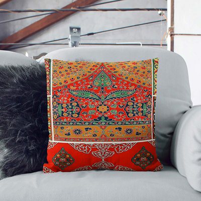 Floral Square Throw Cushion