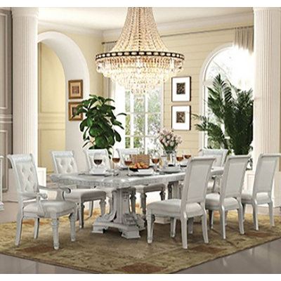 Lyonnie 9-pcs Dining Table Set