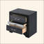 2 Drawers And 1 Jewellery Drawer Nightstand