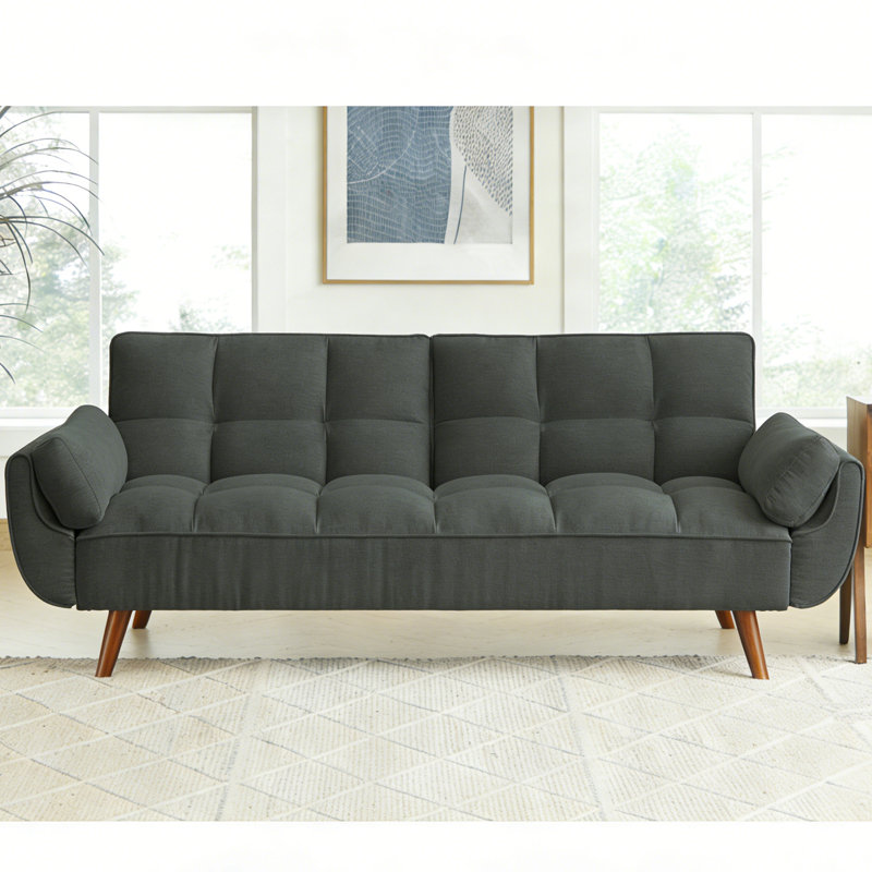 75" Convertible Sleeper Sofa Bed, Reclining Futon Couch, Folding Small Loveseat Couches For Living Room,Office,Apartment