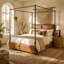 Upholstered Vegan Leather Bed