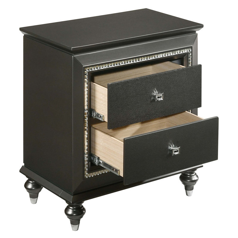 Nightstand with 2 Drawers