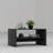 Modern Coffee Table, Black Marble, 100% Melamine Coated Particle Board, Thickness: 0.7 inches | Sleek Design for Living Rooms, Durable & Stylish, Perfect for Contemporary Spaces-1124625228