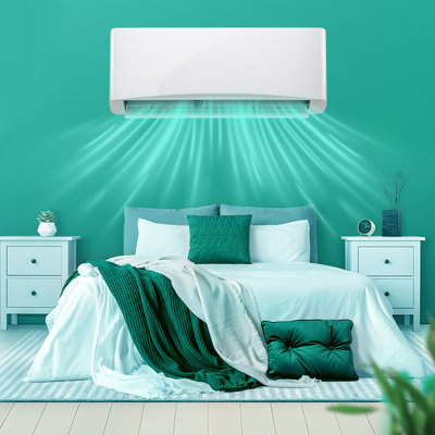 WANAI 12000 BTU Wifi Enabled Mini Split Air Conditioner & Heater with Inverter, 22 SEER2 Energy Saving 230V Ductless Split AC Unit with Heat Pump & Installation Kit