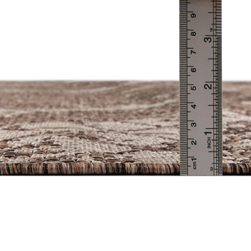 Brison Geometric Indoor / Outdoor Rug, Runner 2' x 6'