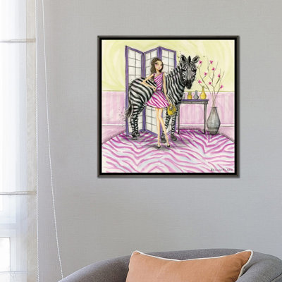 Zoe et zèbre art