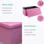 Emilyjane 78cm Wide Rectangle Solid Colour Ottoman with Storage-582031637