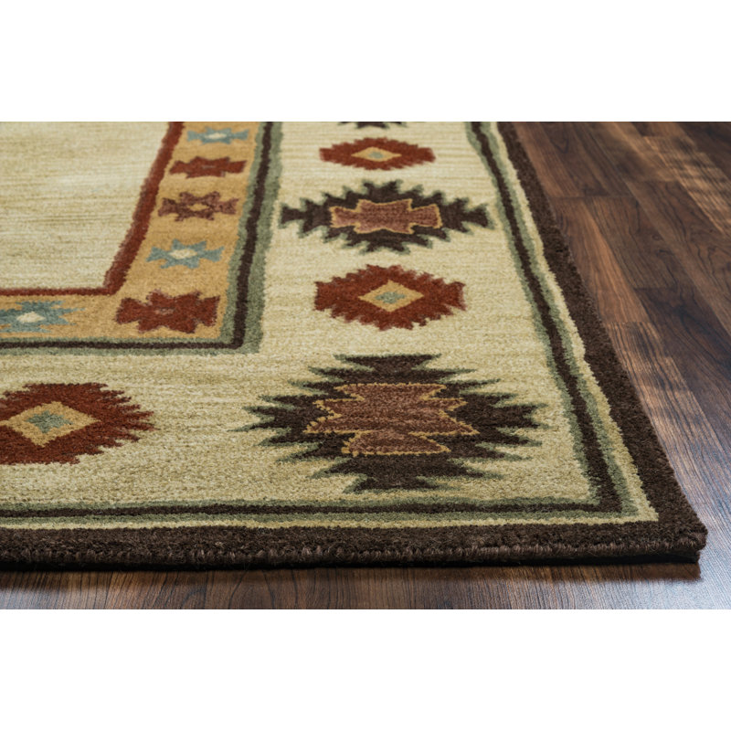Eastman Wool Southwestern Indoor Rug, Rectangle 8' x 10'