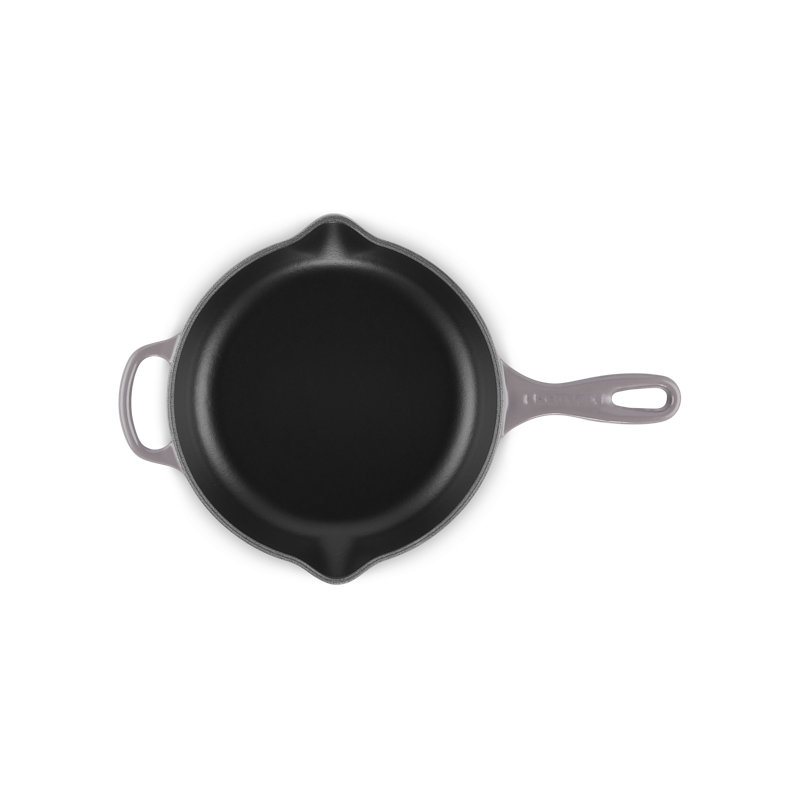 Le Creuset Enameled Cast Iron Skillet, Oyster, 10.25"