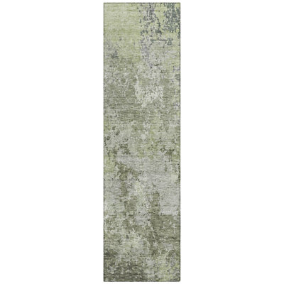 Kairi Green Washable Indoor-Outdoor Rug - 