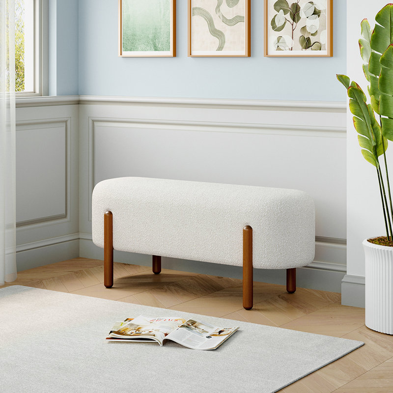 Ayverie Velvet Upholstered Bench