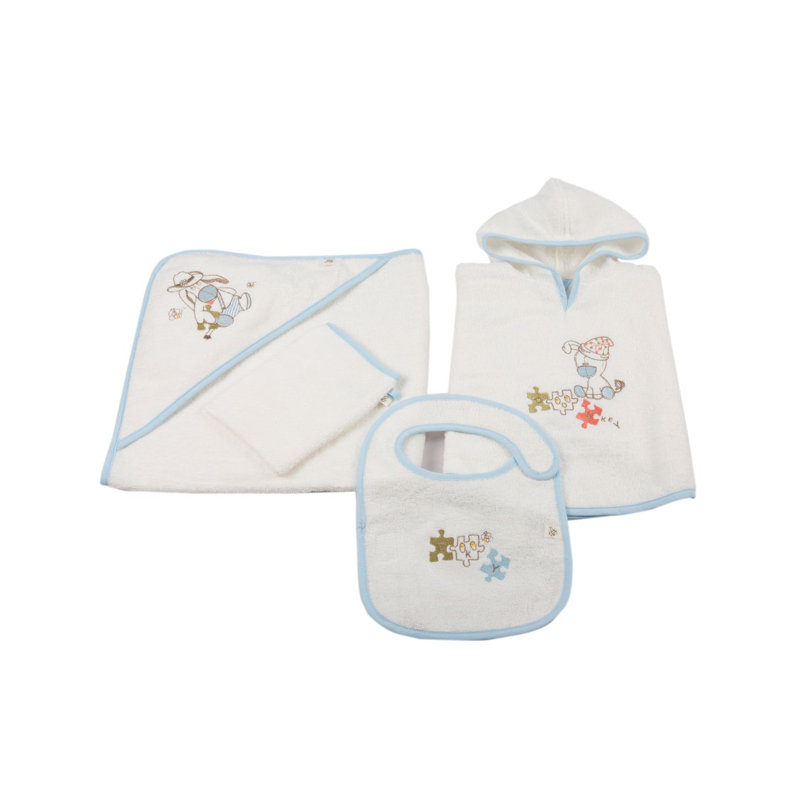 Myah Mid-Calf Bathrobe, Blue