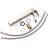 Contemporary Single Hole Bathroom Faucet - Brushed Nickel With Geometric Shape And Cartridge Valve Basin For Ceramic Filler Handle Home Bathrooms