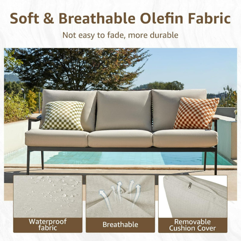 Javiyon 30 po d'extérieur avec coussins Sunbrella®