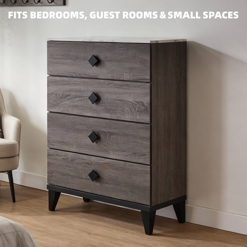 Commode de rangement à 5 tiroirs - Commode pratique