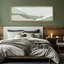 «Minimal Landscape Abstract Texture Green and White», reproduction sur toile-111176097-98041962