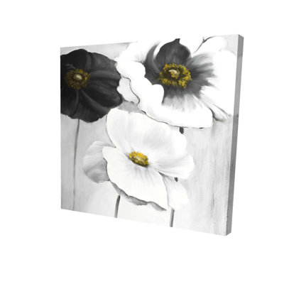 Fleurs blanches assorties - décor floral botanique