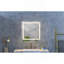 Miroir de salle de bain 36 po x 36 po à DEL avec façade et rétroéclairage, miroir de meuble-lavabo mural, anti-buée, mémoire, 3 couleurs, réglable en continu