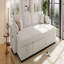 Canapé-lit modulaire en U de 107 po avec revêtement en tissu Teddy et méridienne double Xylo-122062175