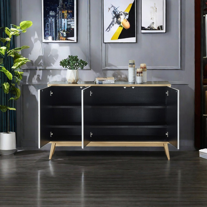 Buffet nordique peint de luxe de style nordique