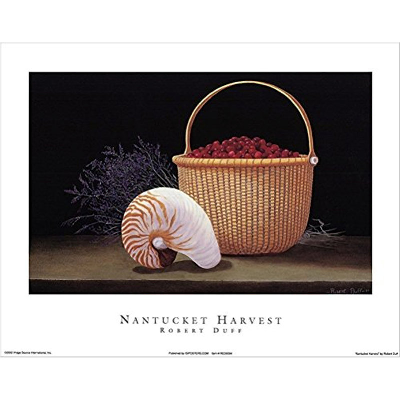 Reproduction d’art graphique sur papier, « Nantucket Harvest » par Robert Duff
