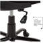  Chaise de bureau ergonomique en filet-1895298386