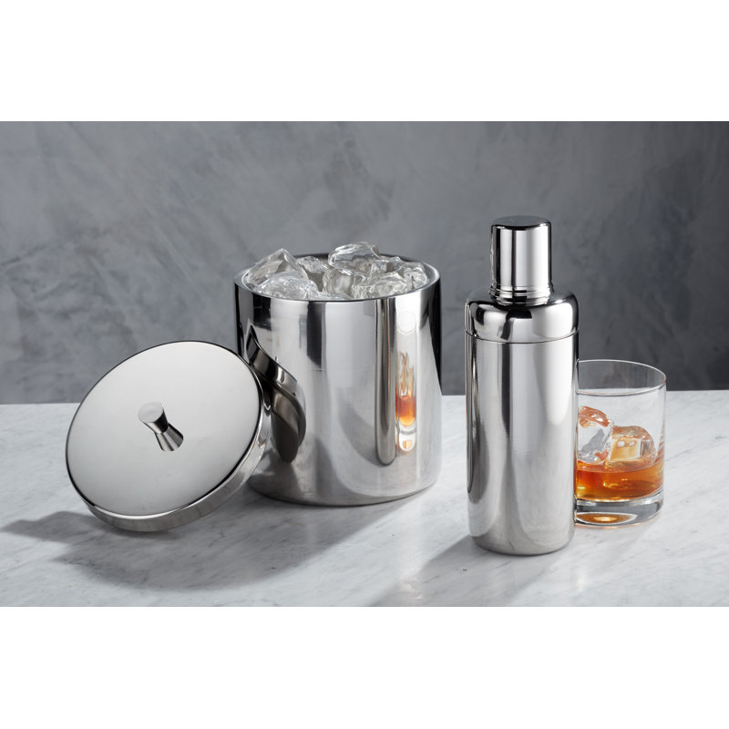Shaker en acier inoxydable, Argent