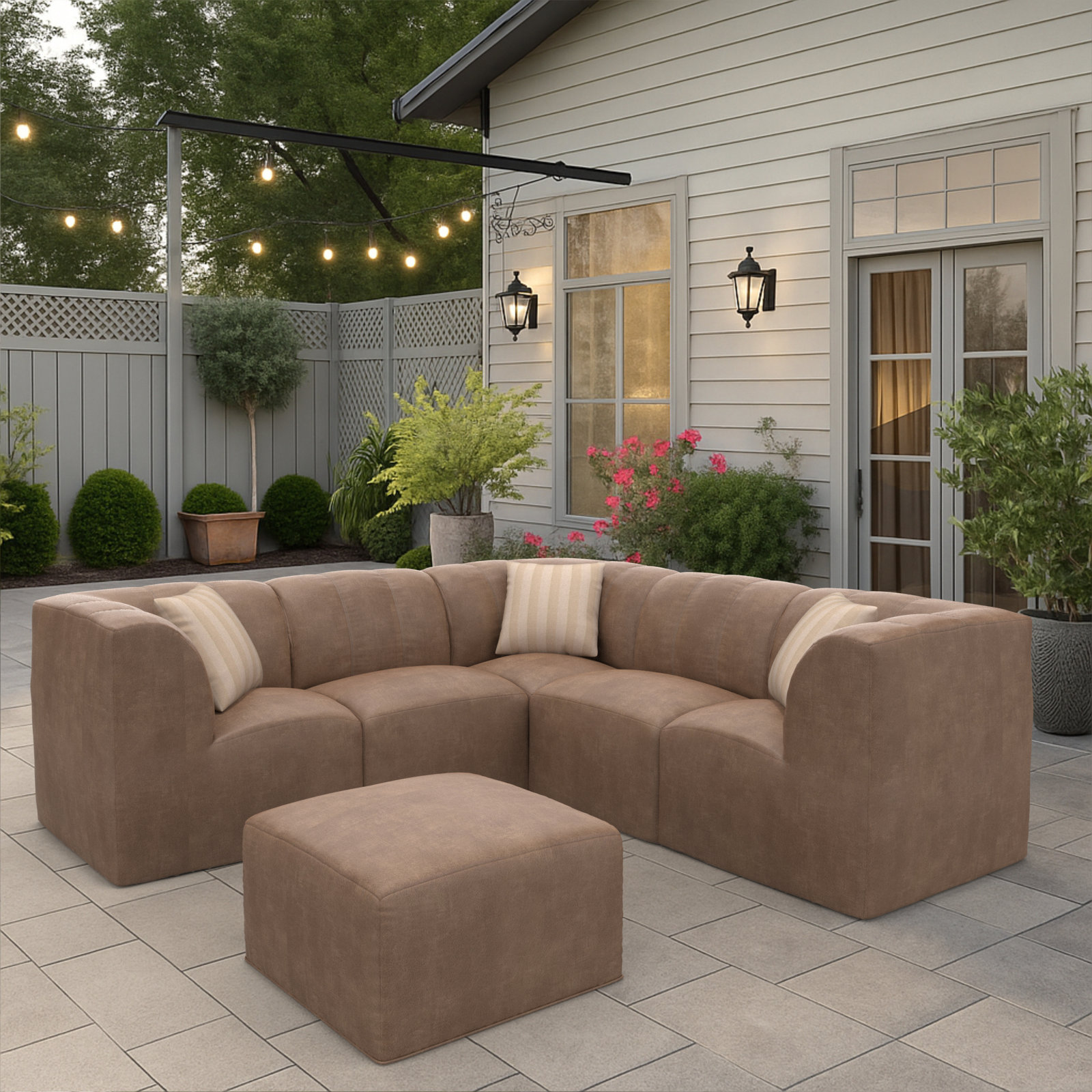 Praia 124" Patio Sectional