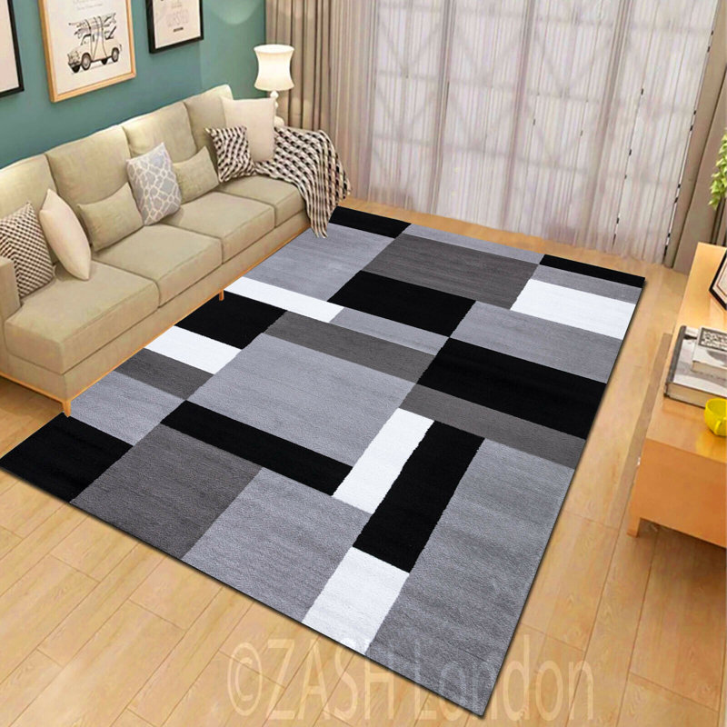 Donalda Geometric Area Rug, Rectangle 200 x 290cm