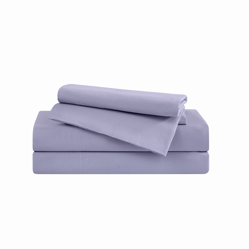 The Farmhouse by Rachel Ashwell Washed Cotton Sheet Set, Twin Sheet Set with 1  Pillowcase, White