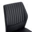 Ensemble de salle à manger moderne en verre minimaliste avec chaises en cuir PU noir, élégance industrielle pour espaces résidentiels et commerciaux