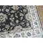 Tapis oriental gris anthracite noué à la main 6 pi 9 po x 9 pi 9 po Ushak 633F155510A04D48999F0B8EA589BDB1
