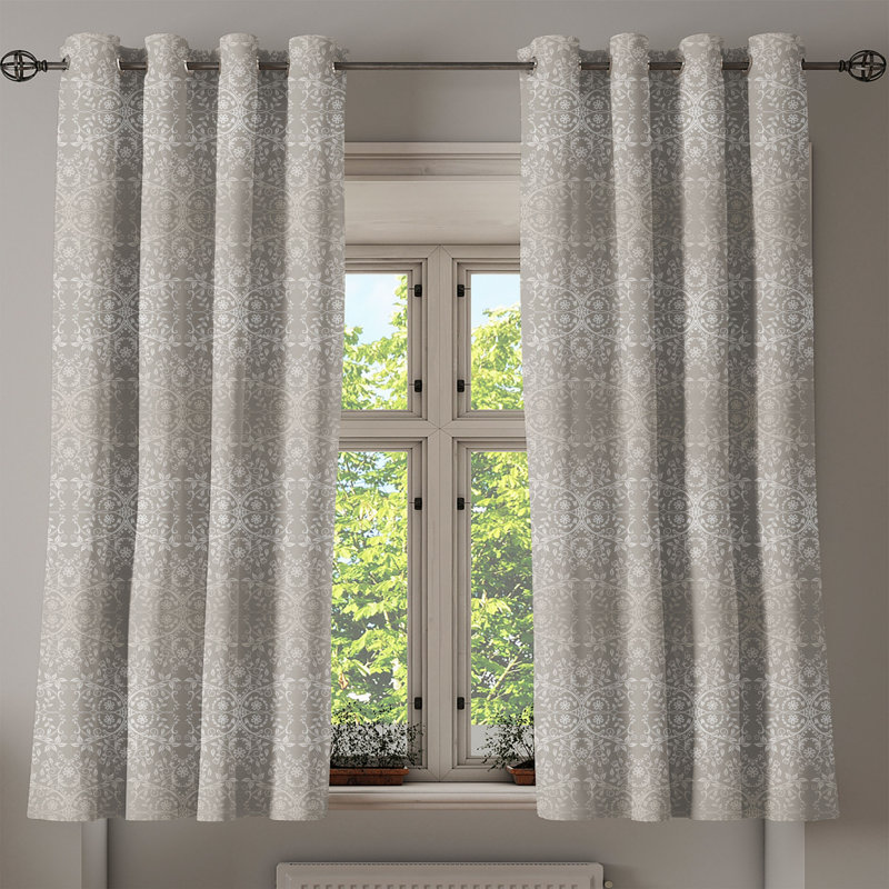 Sateen Blackout Curtain Pair, 50" W x 54" L