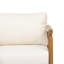 Fauteuil club en bois d'acacia